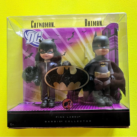Lil Batman & CatWoman Barbies - Picture 1 of 3